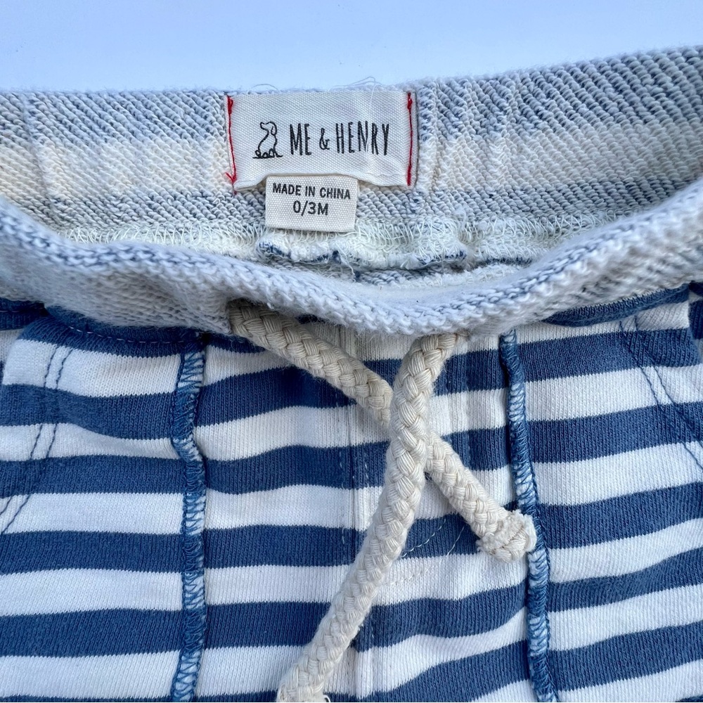 Me & Henry Striped Shorts - Picture 2 of 3